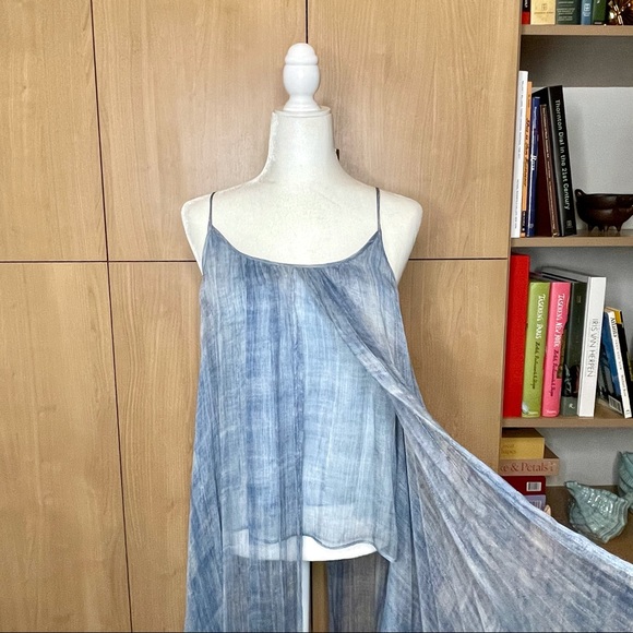 Mes Demoiselles silk chiffon flowy tank top - Picture 4 of 10